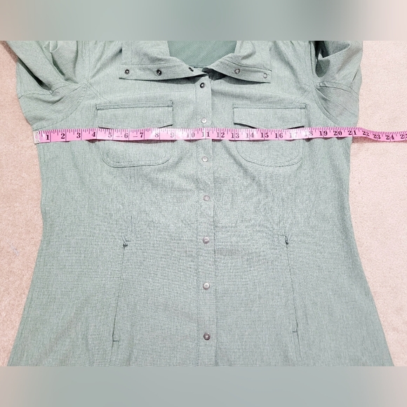 Duluth Trading SPF Women’s Sol Survivor Sun Protection Shirt Green Size Medium - Picture 8 of 11